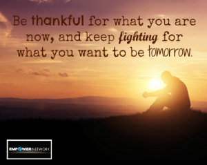 Be thankful for what you are now_n