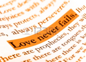 Love-never-fails-on-holy-bible